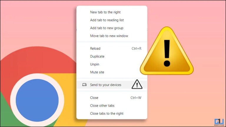 5 Möglichkeiten, das Problem zu beheben, dass „An Geräte senden“ in Chrome für PC nicht funktioniert